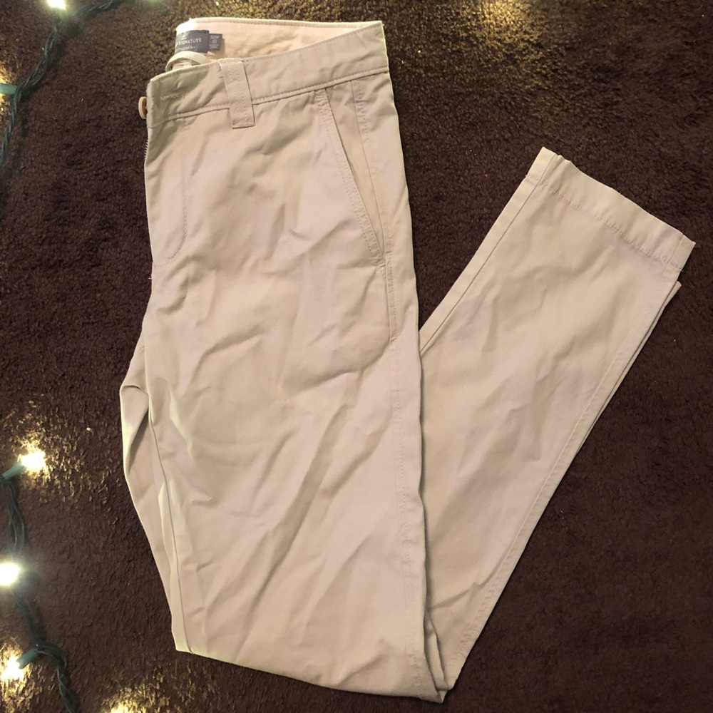 Men Slim Straight Pants // waist 30long 32